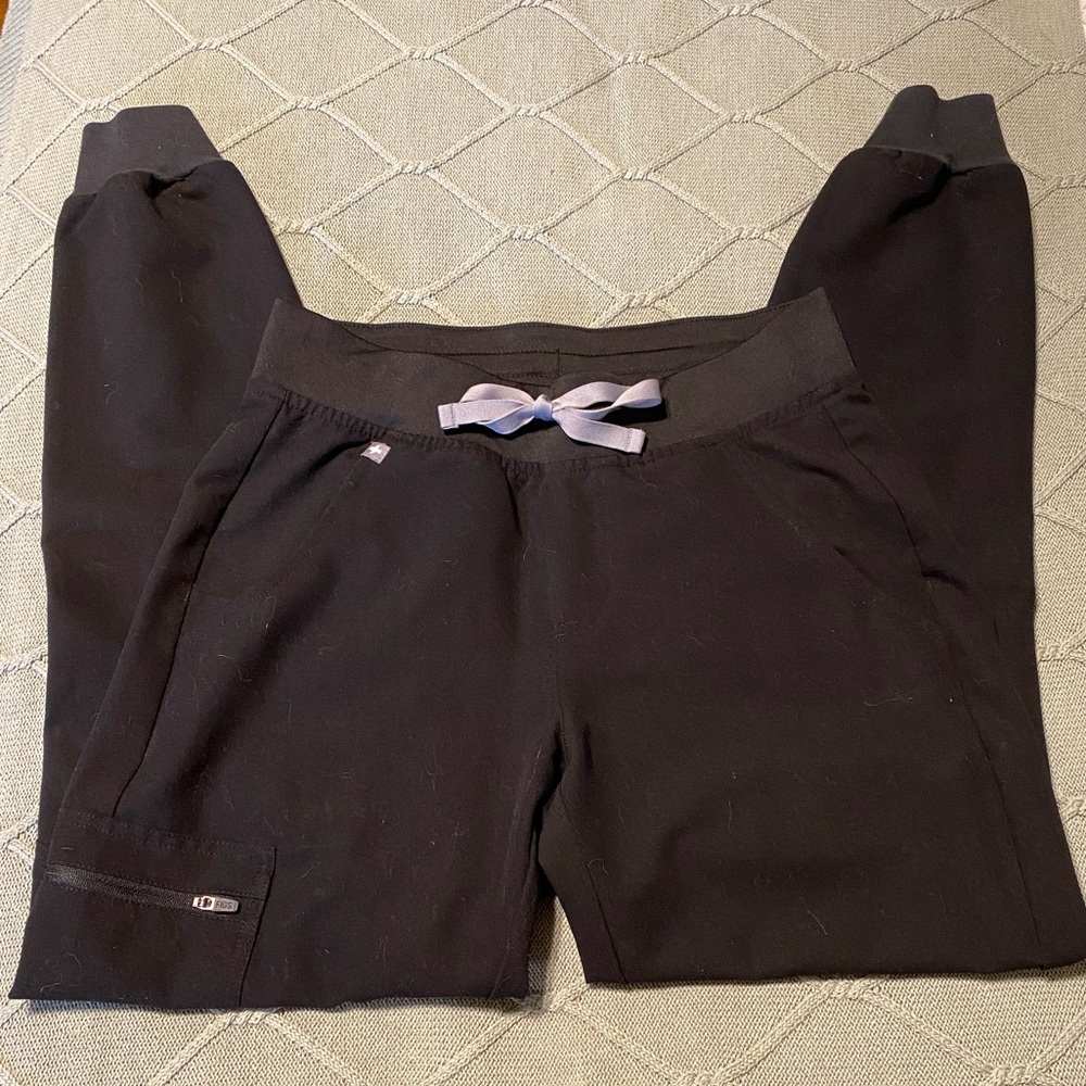 Figs Black Jogger Scrub Pant